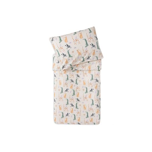 Housse De Couette Et Taie 100x140 Cm Jungle Jambo - Jollein