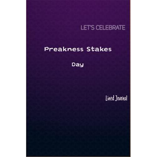Preakness Stakes Day Journal | Luxury Decorative: Preakness Stakes Day Journal/Notebook With Fancy Purple Cover | 120 Pages | Black Lined Journal | 6" * 9" Inches