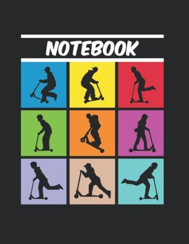 Scooter Notebook: Funny Scooters, Notebook Perfect For The Scooter ...