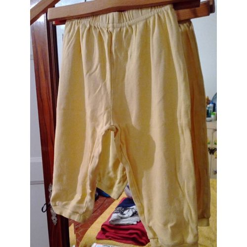 Pantalon Jaune 3 Ans Vintage Années 90.