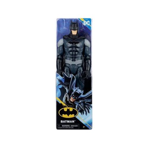 Figurine Batman Costume Combat Bleu Et Gris 30 Cm - Super Heros - Personnage Articulé Marvel - Set Jouet Dc + 1 Carte