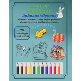 Livre de coloriage Fille à partir de 5 ans: Cahier de coloriage Enfant pour  les petites Filles et les Mamans