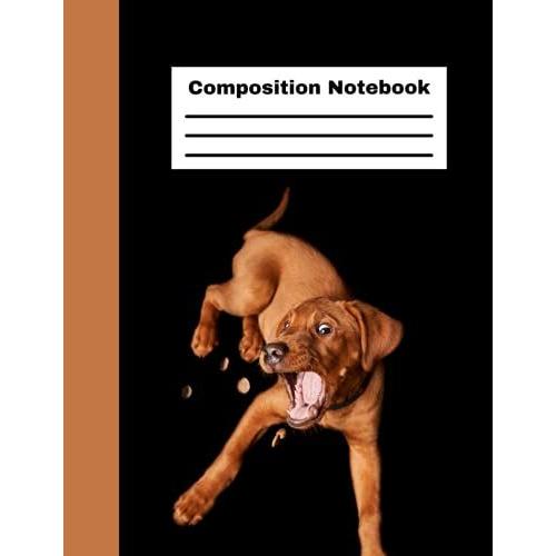 Puppy Composition Notebook: Workbook For Boys Girls Kids Teens Students For Back To School And Home College Writing Notes, Size (8.5 X 11 Inches) 100 Pages: Lined Paper Beatrice R. Carter