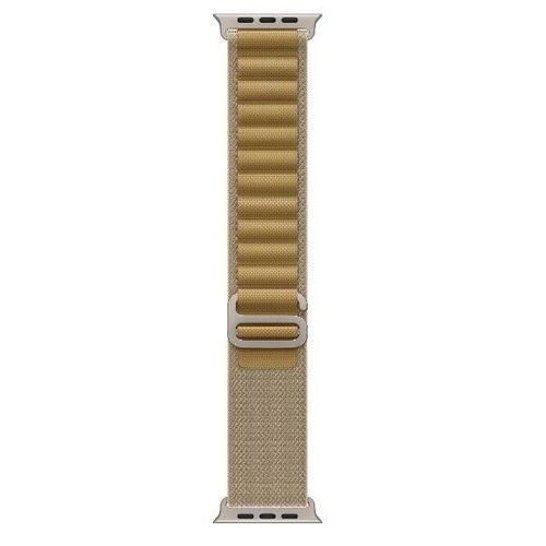 Apple - Boucle Pour Montre Intelligente - 49 Mm, Finition Titane Naturel - Taille Medium - Brun Clair