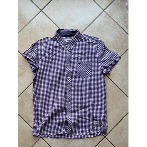 Chemise Homme Manches Courtes Mustang Taille L.