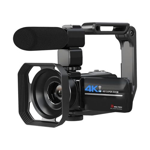 Caméscope Numérique 4K Avec Écran Tactile 3 Pouces Zoom 40X Stabilisateur WiFi YONIS