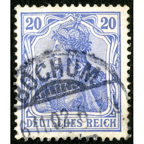 Timbre Oblitéré Deutsches Reich, 20