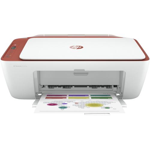 Imprimante Tout-en-un HP DeskJet 2723e Blanc et rouge + 6 mois d'abonnement à Instant Ink