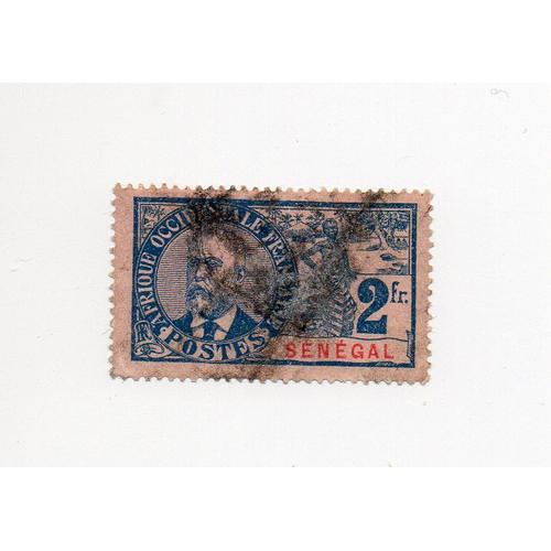 Sénégal- 1 Timbre Oblitéré- Année 1906- Gouverneur Général Ballay- Faciale 2fr