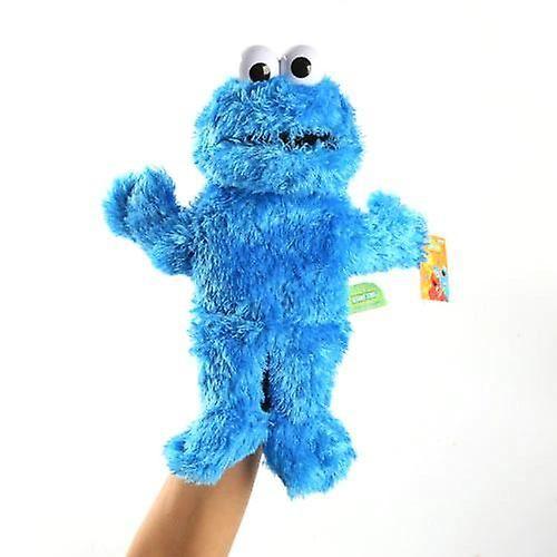 TILIYHELLO 30cm mignon dessin animé Elmo Cookie monstre sésame rue peluche  jouet marionnette à main poupée cadeaux pour enfants