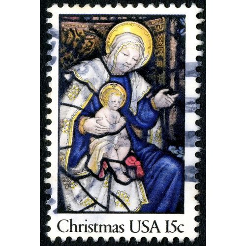 Timbre Oblitéré Christmas, Usa, 15 C