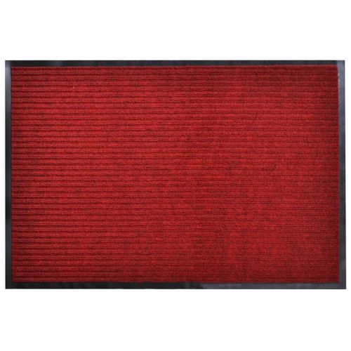 Vidaxl Paillasson Pvc Rouge 120 X 180 Cm