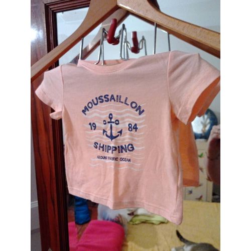Tee-Shirt Rose 6 Mois Pat Et Ripaton.