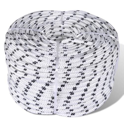 Corde De Bateau Tressée En Bobine Polyester 10 Mm X 50 M