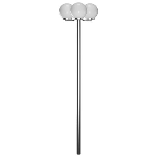 Vidaxl Lampadaire De Jardin 3 Lampes 220 Cm