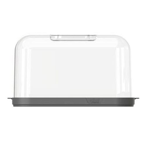 Boîte À Pain "Fresheat" 29cm Gris & Naturel