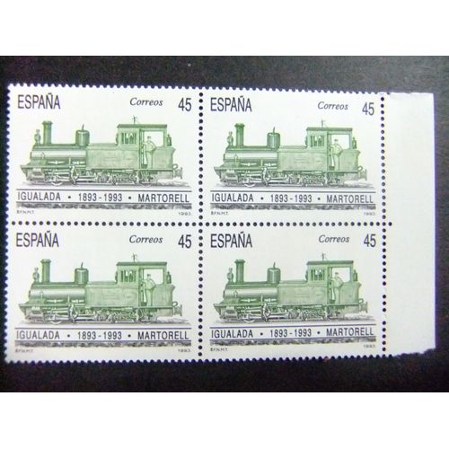 146 Espagne 1993 / Cent. Du Chemin De Fer Igualada Martorell / Edifil 3265 ** Yvert 2857 Mnh