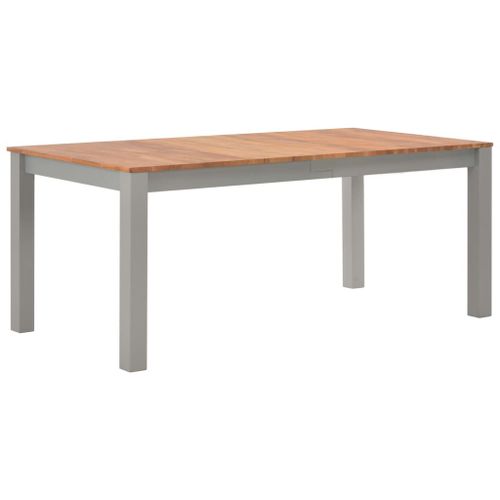 Table De Salle À Manger 180x90x74 Cm Bois De Chêne Solide