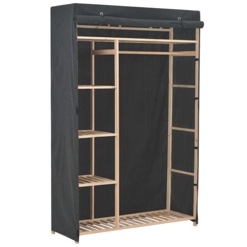 Garde-Robe Gris 110 X 40 X 170 Cm Tissu