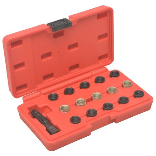 Vidaxl Kit R¿¿Paration Filetage Bougie De Pr¿¿Chauffage 16 Pcs M14x1,25