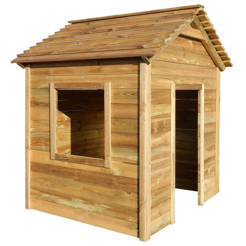 Vidaxl Maisonnette D'extérieur 123x120x146 Cm Bois De Pin