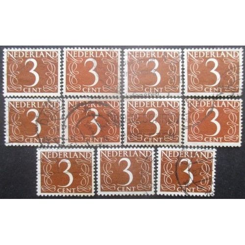 Pays-Bas N°610 X 11 Oblitéré