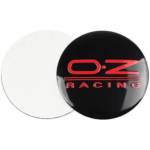 4 pièces Auto Cache Moyeux pour OZ Racing 60mm Cache Moyeu Aluminium+ABS  Cache de Roue Centrale Accessoires de Voiture,2
