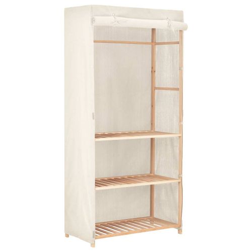 Vidaxl Garde-Robe À 3 Niveaux 79 X 40 X 170 Cm