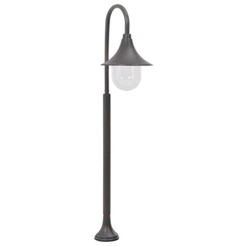 Lampadaire De Jardin E27 120 Cm Aluminium Bronze