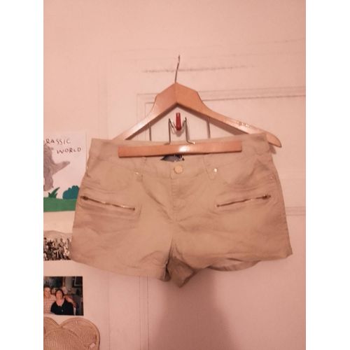 Short Beige 40 L Promod Neuf.