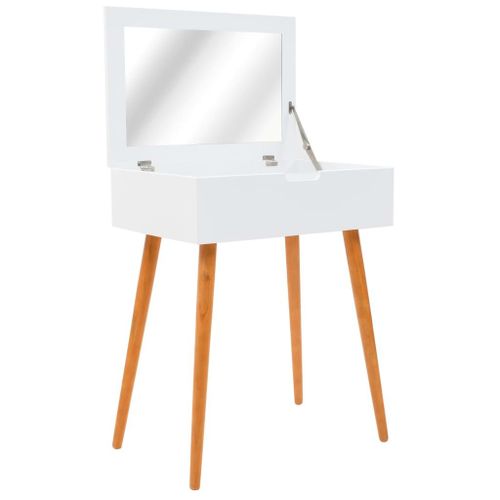 Coiffeuse Avec Miroir Mdf 60 X 40 X 75 Cm