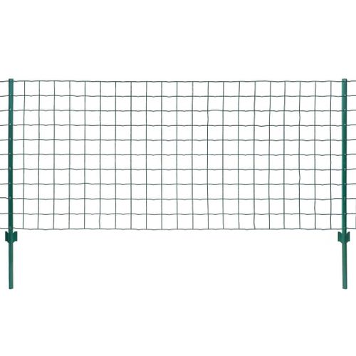 Ensemble De Clôture Euro 20 X 1 M Acier Vert