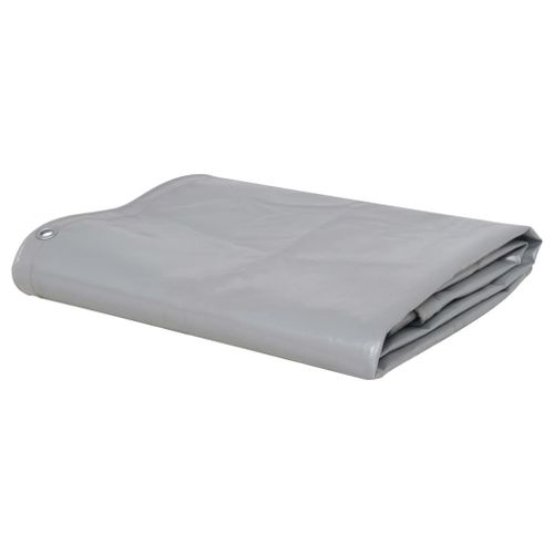 vidaXL Bâche 650 g / m² 3 x 4 m Gris