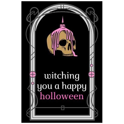 Wishing You A Happy Holloween Notebook: Witching You A Happy Hollow...