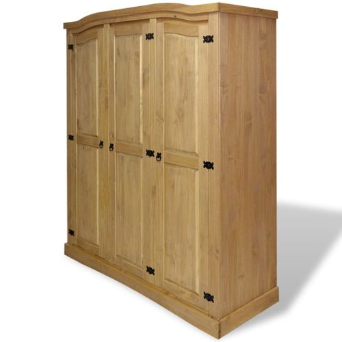 Garde-Robe Pin Mexicain Gamme Corona 3 Portes