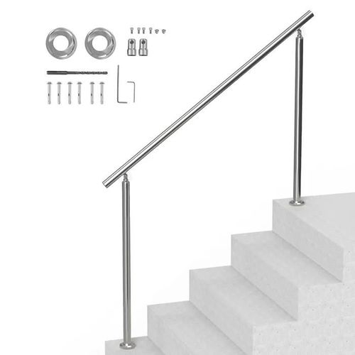 Rampes D'escalier-VEVOR-Kit de Rampe D'escalier de 150 cm de Longueur-pour Personnes âgées, Porche et Terrasse