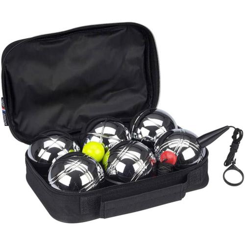 Get & Go Ensemble Jeu De Boules V 6 Boules Argenté 52ju-Chr-Uni