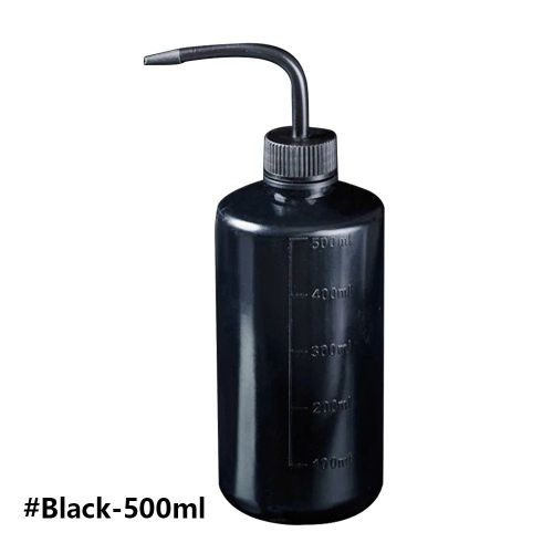 Bouteille En Plastique Pour Diffuseur De Tatouage,Récipient À Presser,Pot Vert Regina Supply,Bouteille De Lavage,Accessoires De Laboratoire,Sans Pulvérisation,1pc - Type 500ml Black