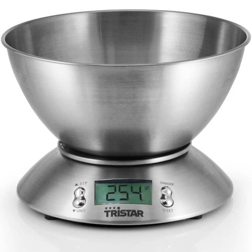 Tristar Kw-2436 - Balance De Cuisine - 2.5 Litres - Acier Inoxydable