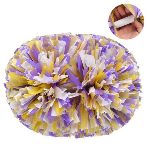 Bouquet De Pom-Pom Girl En Plastique,2 Pièces,Couleurs Vives,Sans Décoloration - Type H1