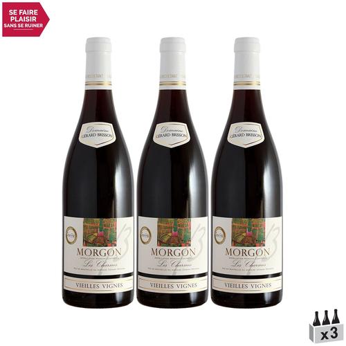 Domaine Gérard Brisson Morgon Les Charmes Vieilles Vignes Rouge 2019 X3