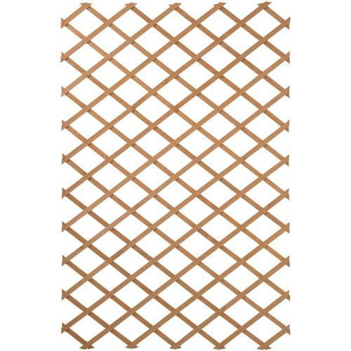 Treillis extensible en bois naturel - 100 X 300 cm