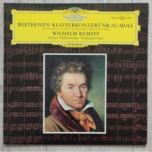Beethoven* Wilhelm Kempff - Klavierkonzert Ne. 3 C-Moll # Vinyle 33 Trs, Germany, Musique Classique #