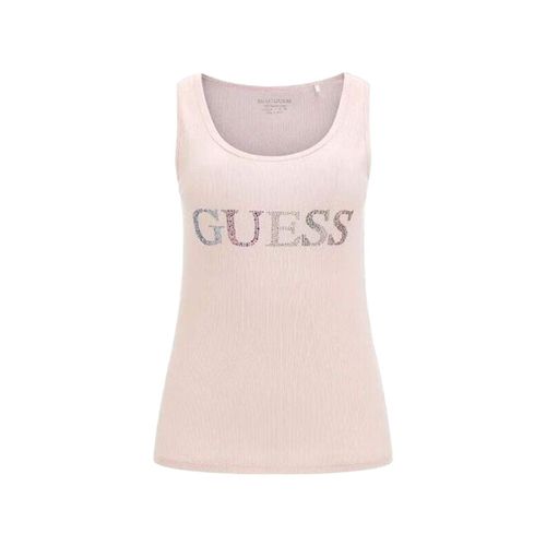 Débardeur Guess Authentic Femme Rose