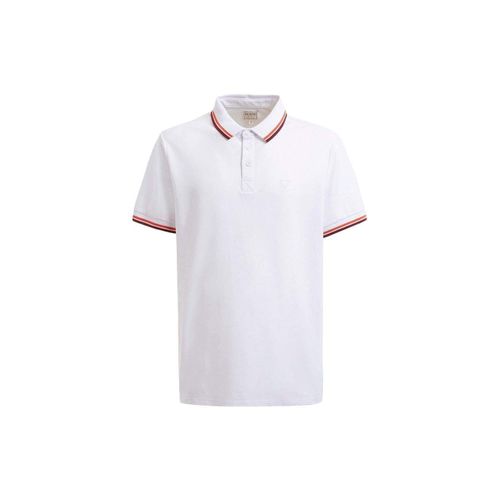 Polo Guess Pique Homme Blanc