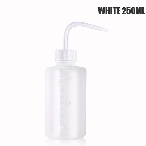 Bouteille De Pulvérisation De Tatouage En Plastique Avec Diffuseur D'échelle,Récipient À Presser,Bouteille De Lavage De Tatouage,Accessoires De Regina,5 Couleurs,500 Ml,250ml - Type 250ml-White