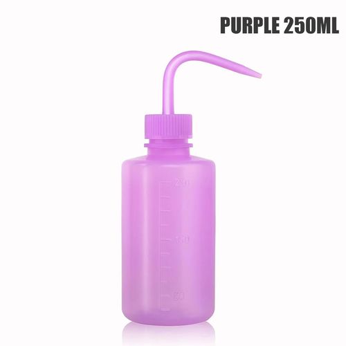 Bouteille De Pulvérisation De Tatouage En Plastique Avec Diffuseur D'échelle,Récipient À Presser,Bouteille De Lavage De Tatouage,Accessoires De Regina,5 Couleurs,500 Ml,250ml - Type 250ml-Purple