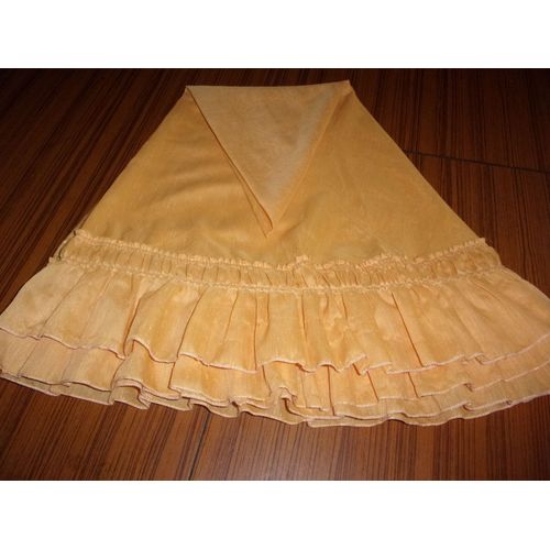 Nappe Ronde Polyester Jaune Vif D 170 Cm