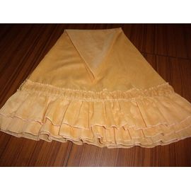 Nappe Ronde Polyester Jaune Vif D 170 Cm