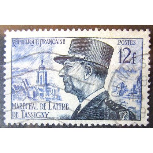 1954. F982: Maréchal De Lattre De Tassigny.